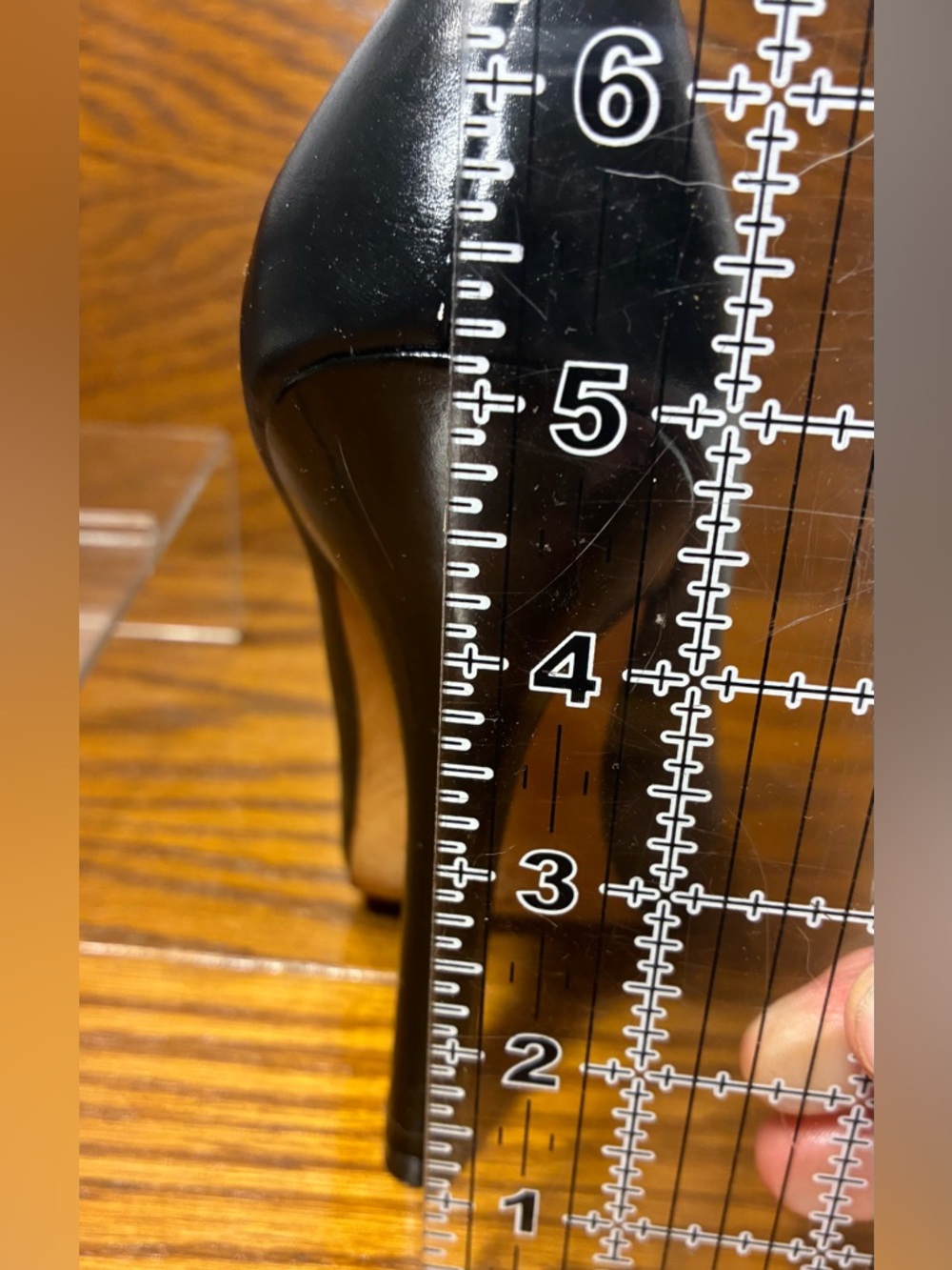Dolce Vita Mary Jane Patent Accent Stiletto Heels Black Leather Size 7 - Picture 10 of 11